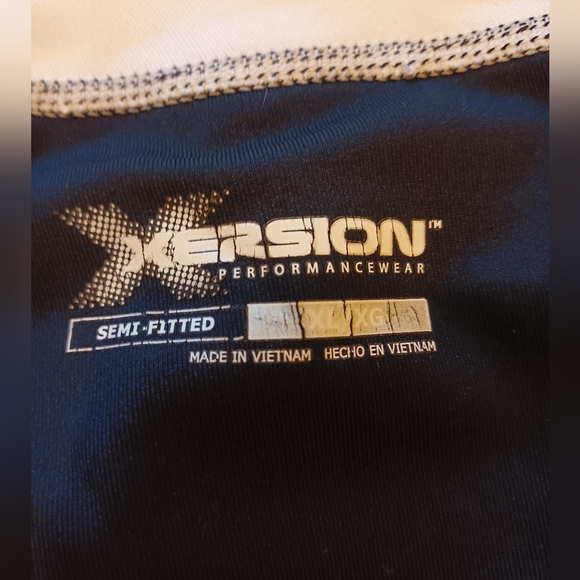 Xersion Women's Black White  Track Suit Yoga Wide Leg 3 Piece Set Size 1X - Picture 3 of 15